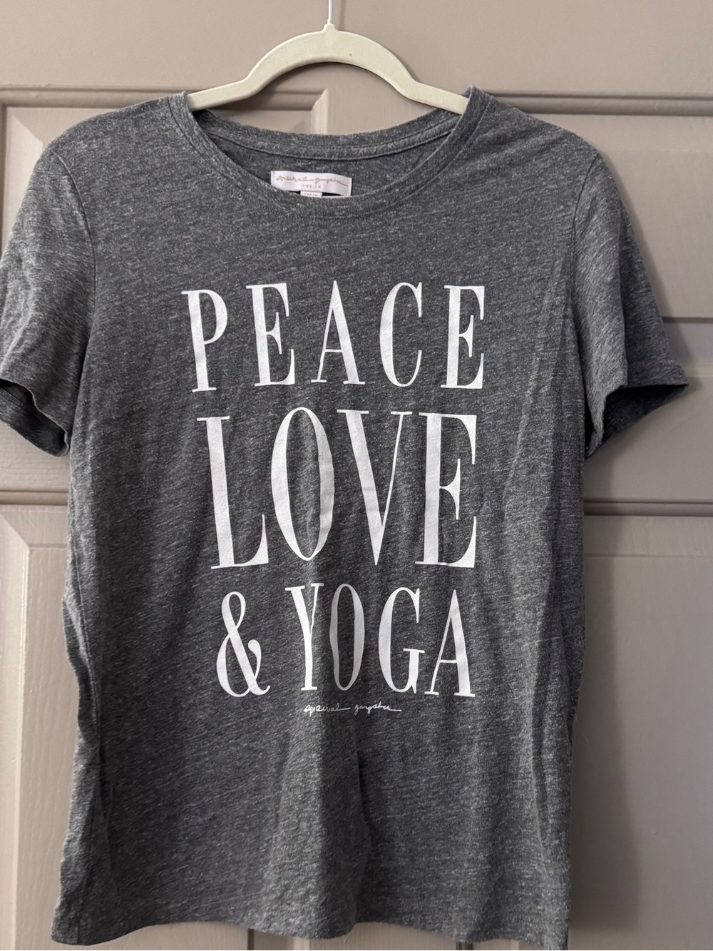 Spiritual Gangster Heather Gray Crewneck Tee